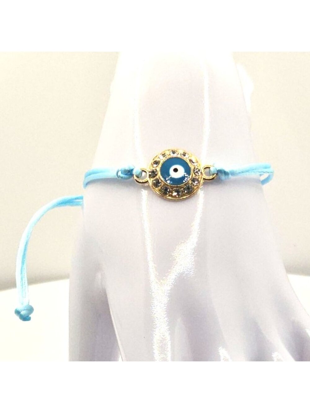 Evil Eye Bracelet, Protection Bracelet, Blue Adjustable Bracelet, Lucky Charm